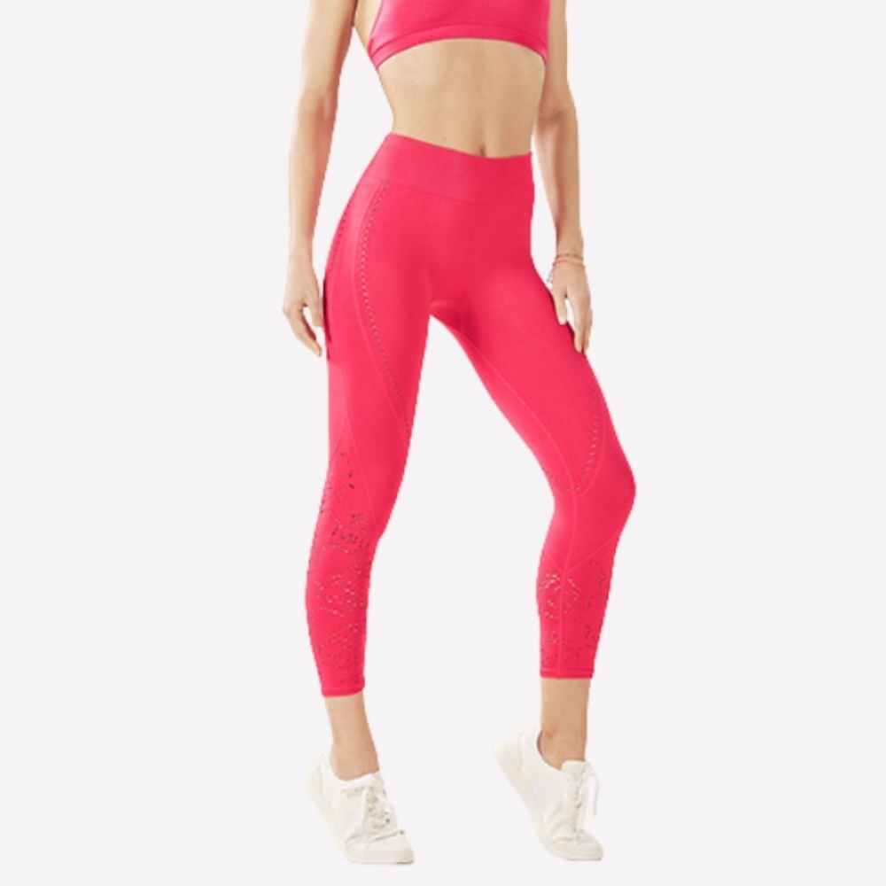 FABLETICS‎ High waisted seamless hot pink leggings